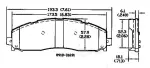13054286 - : Disc Brake Pad Set for Ford: F-250 Super Duty, F-350 Super Duty Image