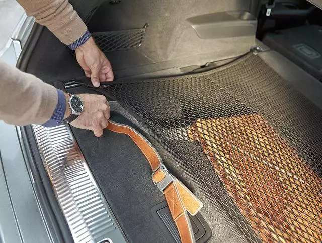 8V58618699B9 - : Cargo Net - Black - Sedan for Audi: A3, A3 Quattro, RS3, S3 Image