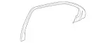 22173503717J07 - : Window Trim for Mercedes-Benz Image