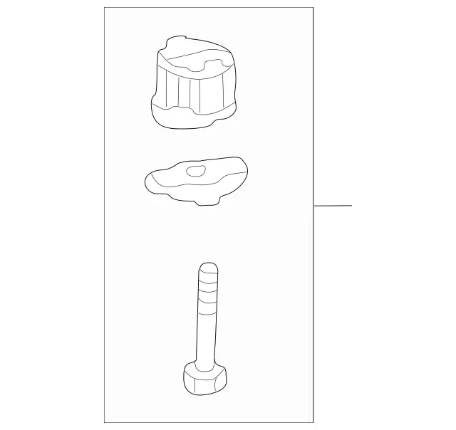 2103512042 - Rear Axle: Repair Kit, Rr. Axle Carr for Mercedes-Benz Image