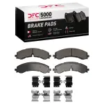 1551225001 - : DFC 5000 Advanced Brake Pads - Ceramic and Hardware Kit for DYNAMIC FRICTION Image