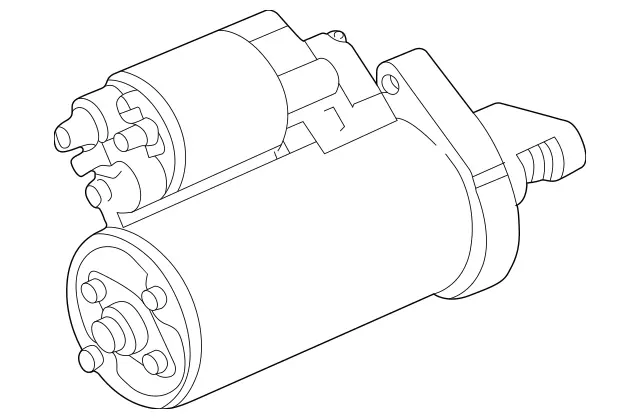112151000188 - Electrical: Starter for Mercedes-Benz Image
