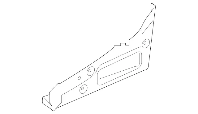 2136308002 - Side Walls: Closing Panel for Mercedes-Benz: E53 AMG, E63 AMG S Image image