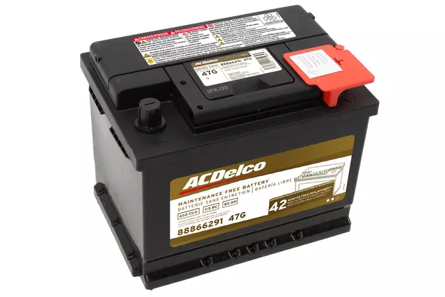 47G - Electrical: ACDelcoâ„¢ Vehicle Battery for Buick: Encore, LaCrosse, Regal | Chevrolet: Cruze, Cruze Limited, Equinox, Malibu, Sonic, Trax | GMC: Terrain | Pontiac: Torrent | Saturn: Vue Image