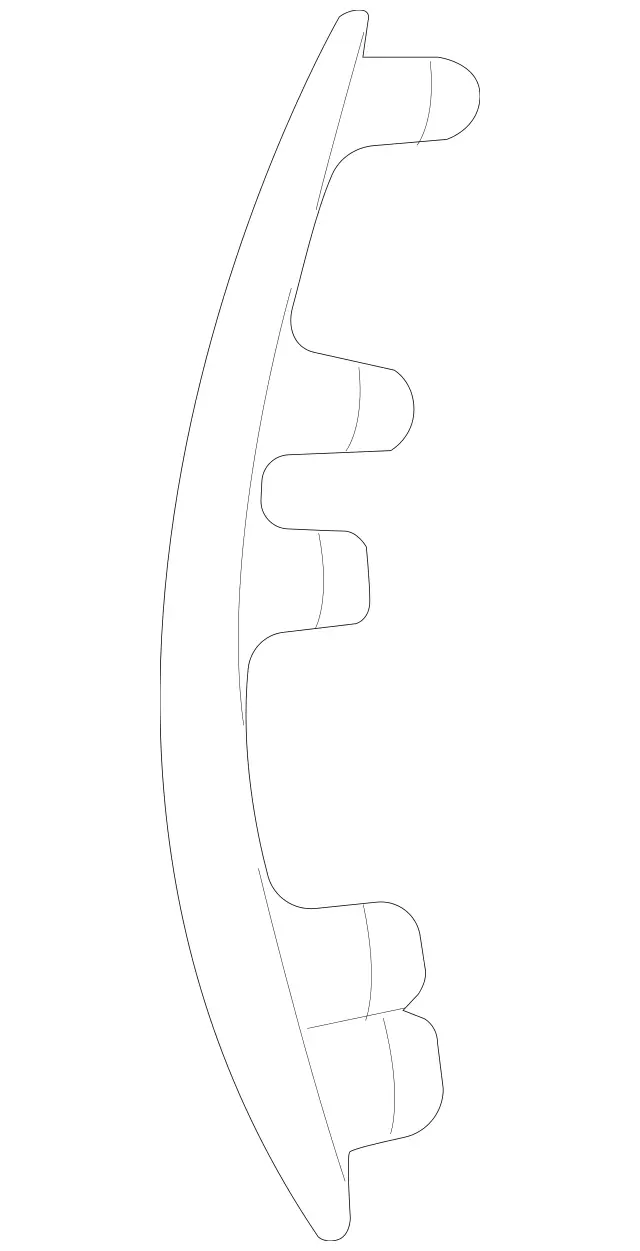 1678850405 - Attachment Parts: Trim Bar for Mercedes-Benz: GLE350, GLE450, GLE450e, GLE53 AMG, GLE580, GLE63 AMG S, GLS450, GLS580, GLS63 AMG, Maybach GLS600 Image image