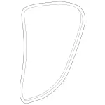 1566920176 - Covering and Lining: Edge Guard for Mercedes-Benz Image