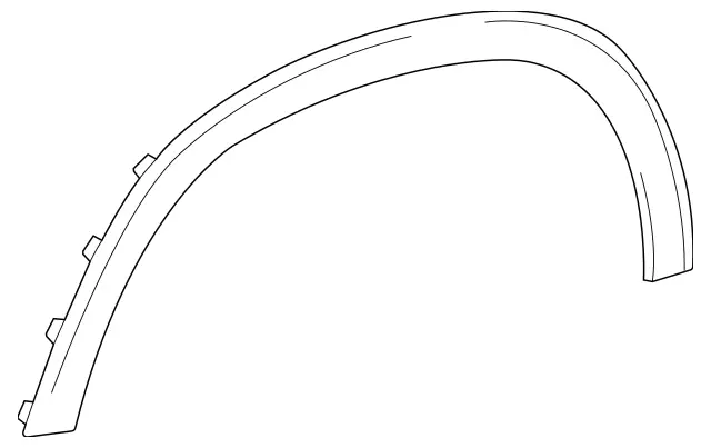 1678805109 - Attachment Parts: Fender Flare, Front for Mercedes-Benz: GLS450, GLS580, GLS63 AMG Image image
