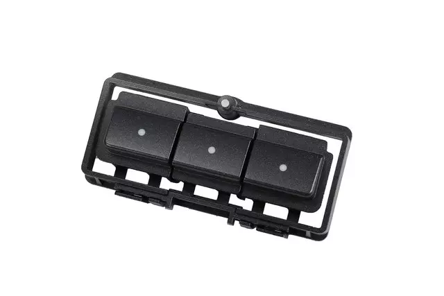 Black Carbon Metallic Garage Door Opener Transmitter Pushbutton - GM (22834550)