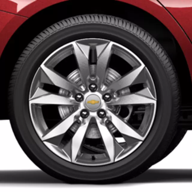 18x8.5-Inch Aluminum 5-Split-Spoke Wheel in Sterling Silver - GM (23506526)