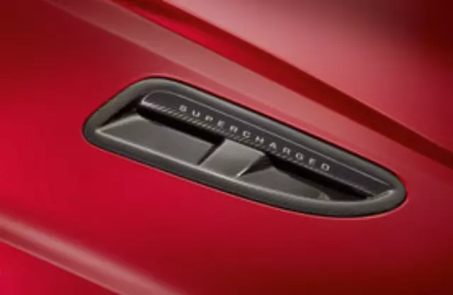 C2P24174 - Exterior: Carbon Fiber Hood Louvres (Xfr Only) - Left-Hand for Jaguar Image