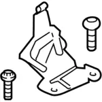 DP5Z54611B69AP - Electrical: Seat Belt Anchor for Ford: Fusion | Lincoln: MKZ Image image