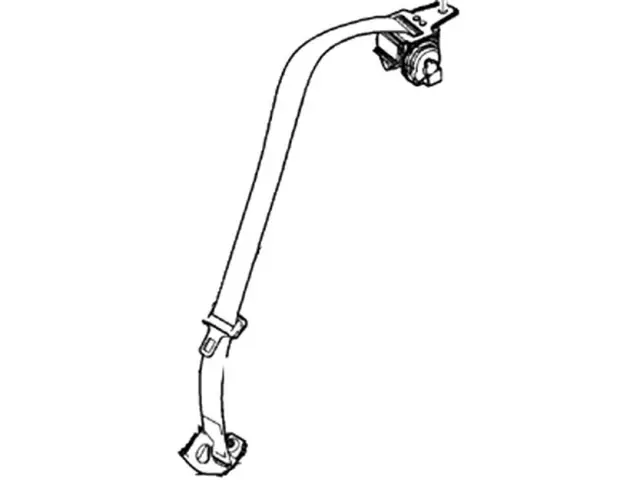 9E5Z54611B66AA - Electrical: Center Seat Belt for Ford: Fusion | Lincoln: MKZ, Zephyr | Mercury: Milan Image