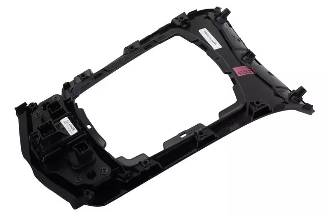 Piano Black Front Floor Console Transmission Shift Opening Trim Plate - GM (22962560)