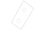 9066360614 - Body: Windshield Pillar Trim Bracket for Mercedes-Benz: Sprinter 2500, Sprinter 3500 Image