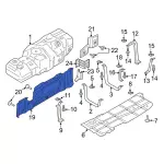 LC3Z9A032B - Fuel System: Front Shield for Ford Image