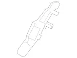 1667231114 - Driver Door: Holder for Mercedes-Benz: GL350, GL450, GL550, GL63 AMG, GLE300d, GLE350, GLE400, GLE43 AMG, GLE450 AMG, GLE550e, GLE63 AMG, GLE63 AMG S, GLS350d, GLS450, GLS550, GLS63 AMG, ML250, ML350, ML400, ML550, ML63 AMG Image