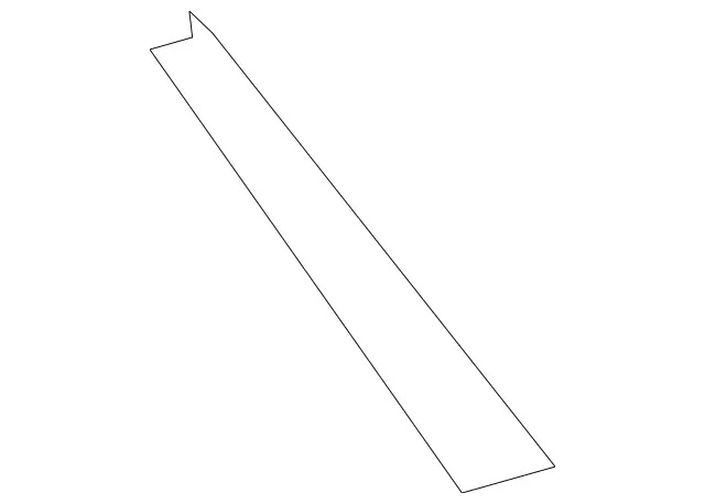 2126900687 - Rear Doors: Trim Molding for Mercedes-Benz: E350, E63 AMG, E63 AMG S Image image