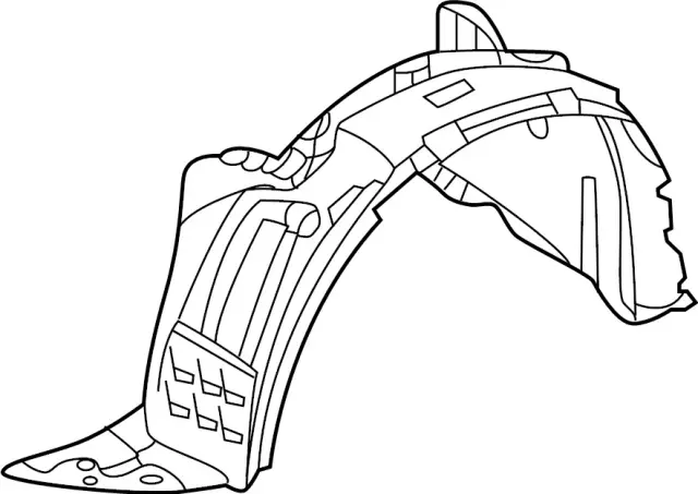 638435NA0A - Body: Fender Liner for INFINITI: QX50, QX55 Image