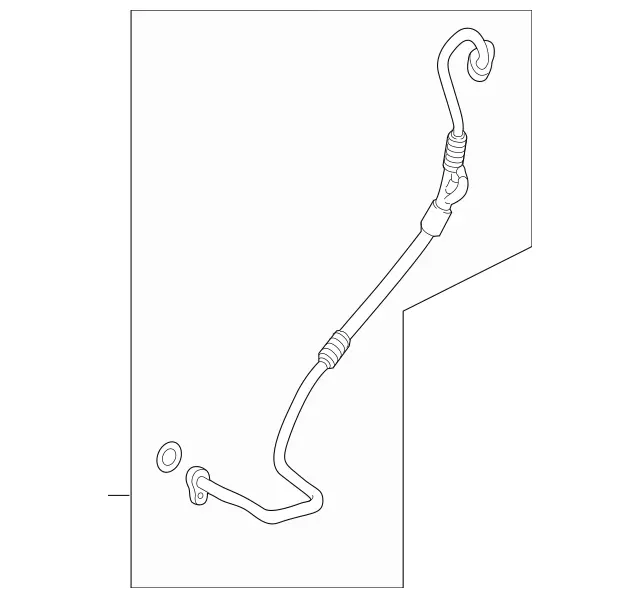 2138309504 - Heating and Ventilation: Refrigerant Line for Mercedes-Benz: CLS450, CLS53 AMG, E53 AMG Image image