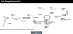 18193 - : SoundFX Direct Fit Exhaust Muffler 2.75" Inlet (ID) 2.5" Outlet (ID) for Walker Exhaust Image