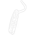 2209101975 - Driver Seat: Upholstery Insert for Mercedes-Benz: S430, S55 AMG Image