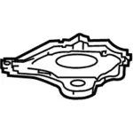 F65Z18515AA - HVAC: Blower Cover for Ford: Expedition, F-150, F-150 Heritage, F-250 | Lincoln: Navigator Image