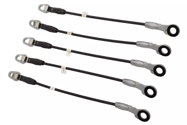 88980509 - Body: Check Cable for Cadillac: Escalade EXT | Chevrolet: Avalanche 1500, Avalanche 2500, Silverado 1500, Silverado 1500 Classic, Silverado 1500 HD, Silverado 1500 HD Classic, Silverado 2500, Silverado 2500 HD, Silverado 2500 HD Classic, Silverado 3500, Silverado 3500 Classic, Silverado 3500 HD | GMC: Sierra 1500, Sierra 1500 Classic, Sierra 1500 HD, Sierra 1500 HD Classic, Sierra 2500, Sierra 2500 HD, Sierra 2500 HD Classic, Sierra 3500, Sierra 3500 Classic, Sierra 3500 HD | Hummer: H2, H3 Image