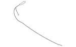 1648800259 - Attachment Parts: Hood Cable for Mercedes-Benz Image