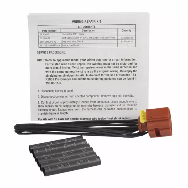 AU2Z14S411HA - : Wire Assembly for Ford Image