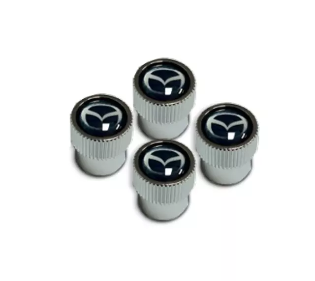 Valve Stem Caps, Black - Mazda (C9N2-V3-820)