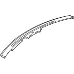 HR3Z63044E82AA - Body: Defroster Grille for Ford: Mustang Image