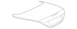 2307500675 - : Trunk Lid for Mercedes-Benz: SL500, SL55 AMG, SL550, SL600, SL63 AMG, SL65 AMG Image