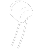21797000008T18 - Body: Headrest for Mercedes-Benz Image