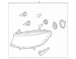 9109060400 - Electrical: Headlight Assembly for Mercedes-Benz: Sprinter 1500, Sprinter 2500, Sprinter 3500, Sprinter 3500XD, Sprinter 4500 Image