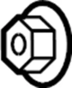 122500371 - Electrical: Module Nut for INFINITI: FX35, FX37, FX50, G20, I30, M45, Q50, Q60, Q70, Q70L, QX70, QX80 Image