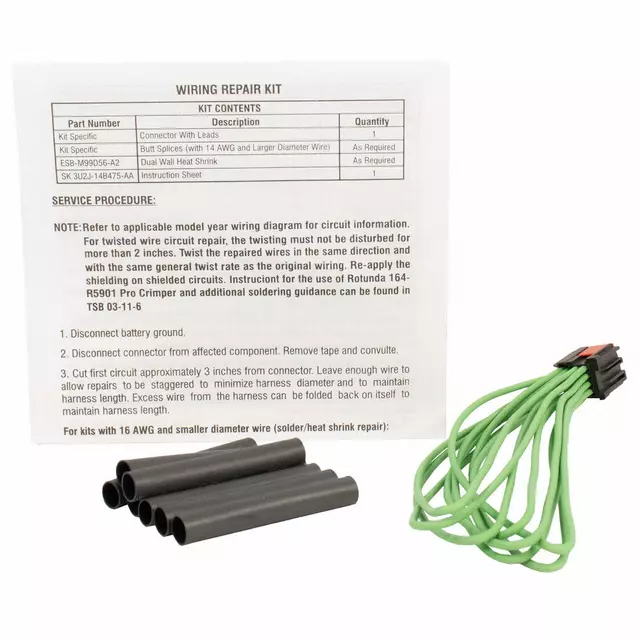 3U2Z14S411LCB - : Wire Assembly for Ford Image