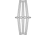 6H6Z5442528A - Body: Emblem for Lincoln: Zephyr Image