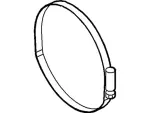 W705949S300 - Exhaust: Converter Shield Clamp for Ford Image