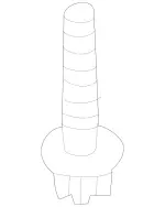 91014300800364 - Attachment Parts for Units: Hexalobular Screw for Mercedes-Benz Image