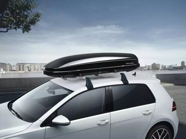 Cargo Box Carrier Attachment - Gloss Black - Volkswagen (000-071-200-AD)