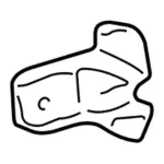 6W1Z5426802A - Body: Lower Hinge for Lincoln: Town Car Image