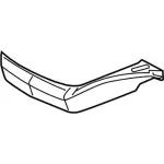 BH6Z54632A23C - Body: Seat Cushion Pad for Lincoln: MKZ Image