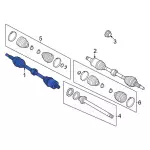 LJ9Z3B436A - : Axle Assembly for Ford: Mustang Mach-E Image