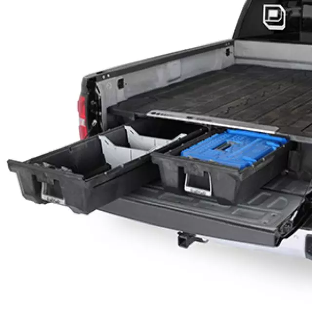 19355602 - Exterior: Bed Storage System By Decked for Chevrolet: Silverado 1500 LD, Silverado 2500 HD, Silverado 3500 HD | GMC: Sierra 1500, Sierra 1500 Limited, Sierra 2500 HD, Sierra 3500 HD Image