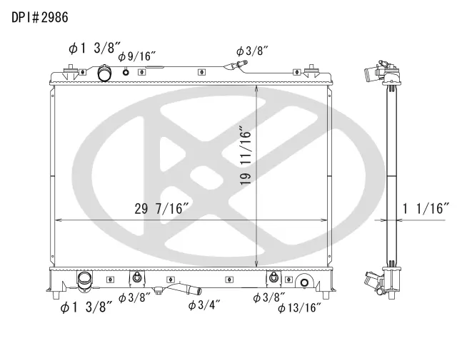 A2986 - : Koyorad Radiator for Koyo Image