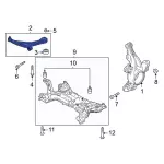 LX6Z5500E - : Upper Control Arm for Ford: Bronco Sport, Escape, Maverick Image