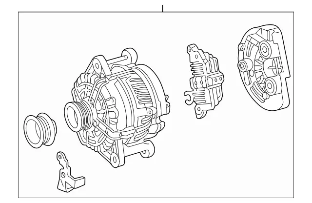 131548502 - : Alternator for Mercedes-Benz Image