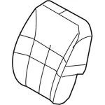 BT4Z7864417AD - Body: Seat Back Cover for Ford: Edge Image