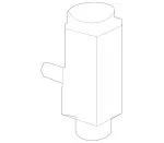 2308300184 - Heating and Ventilation: Valve for Mercedes-Benz Image