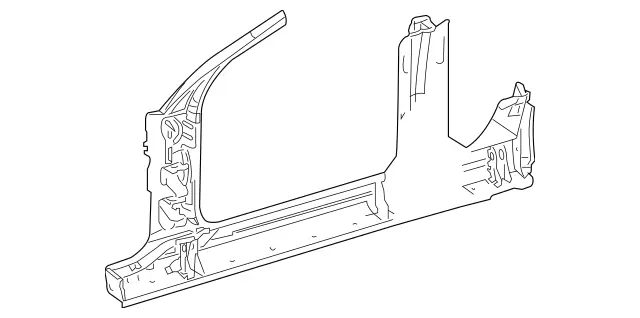 2166302140 - Side Panels: Reinforcement for Mercedes-Benz: CL550, CL600, CL63 AMG, CL65 AMG Image image